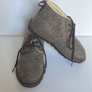 UGG shearling lined wool bootie